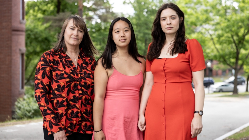  Jacqueline Wernimont, Jane Huang '25, and Carly Bobak 