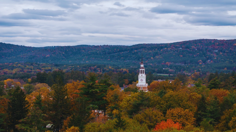 Dartmouth campus in fall